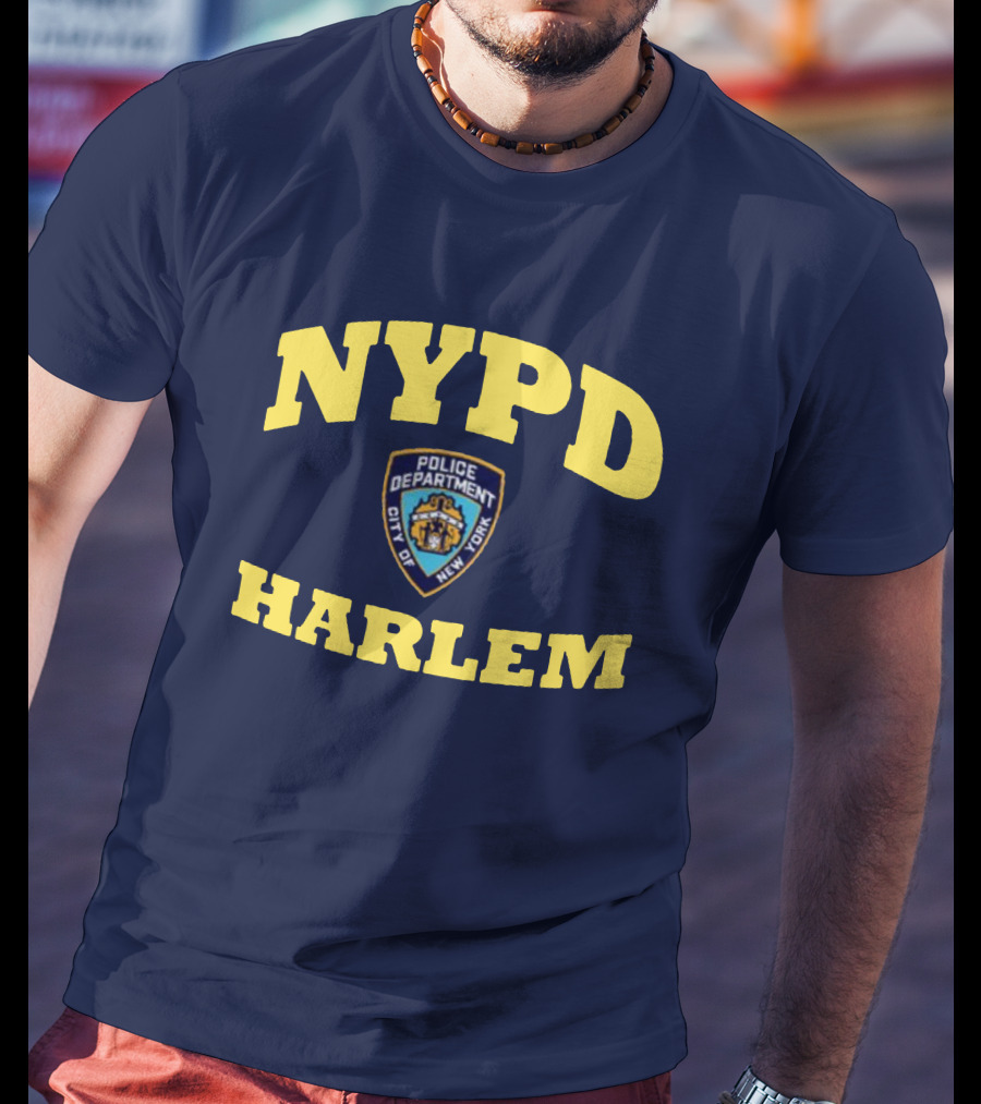 NYPD Police Department City Of New York Harlem T-Shirt
