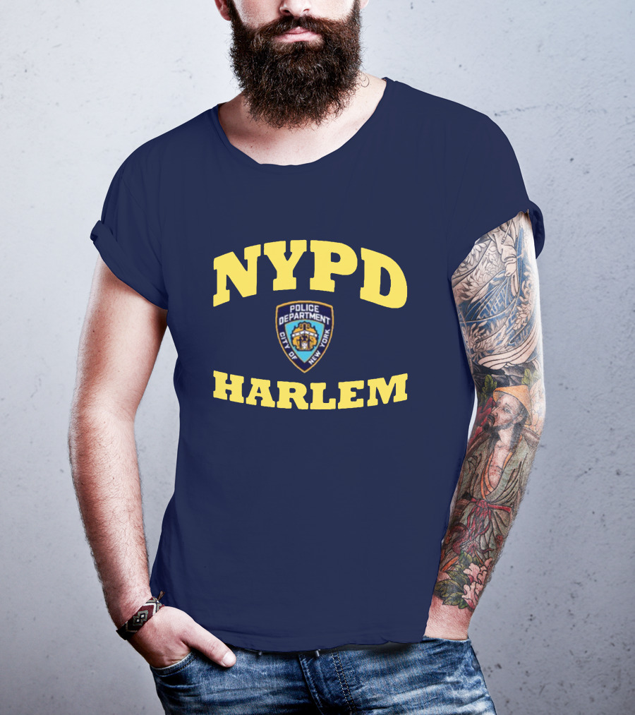 NYPD Police Department City Of New York Harlem T-Shirt