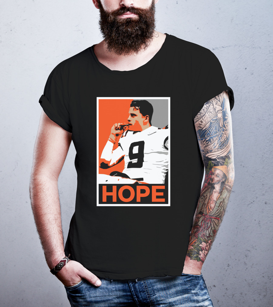 Joe Burrow Cigar Champ Hope T-Shirt
