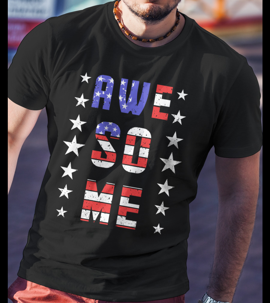Awesome Stars And Stripes American Flag T-Shirt
