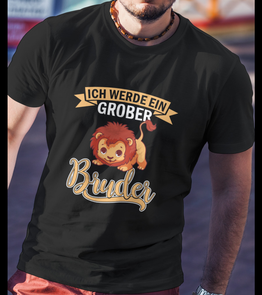 Ich Werde Ein Großer Bruder Löwe T-Shirt