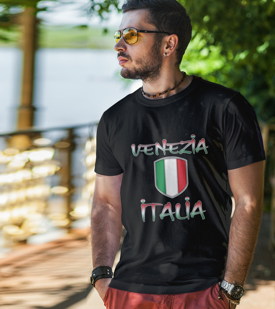 Venezia Italia Italian Flag Emblem T-Shirt