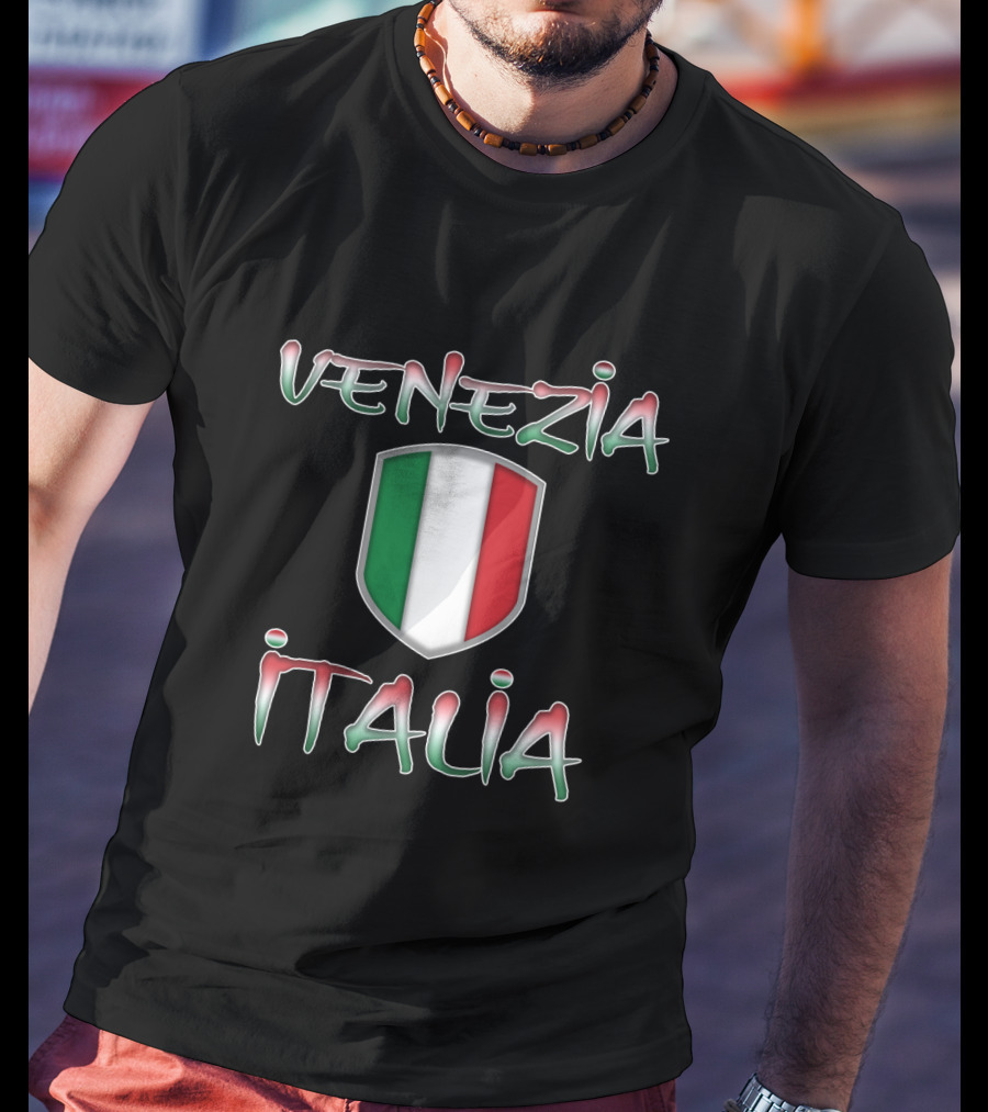 Venezia Italia Italian Flag Emblem T-Shirt