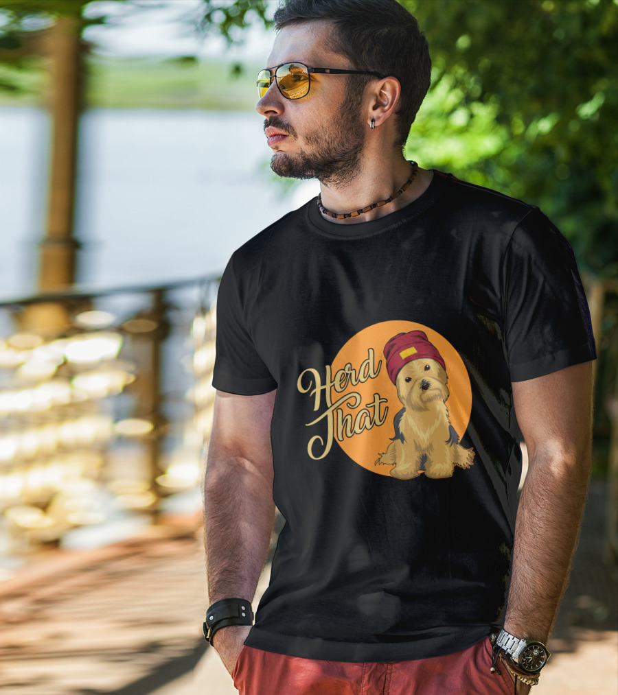 Herd That Yorkie Funny Animal Lover Dog T-Shirt