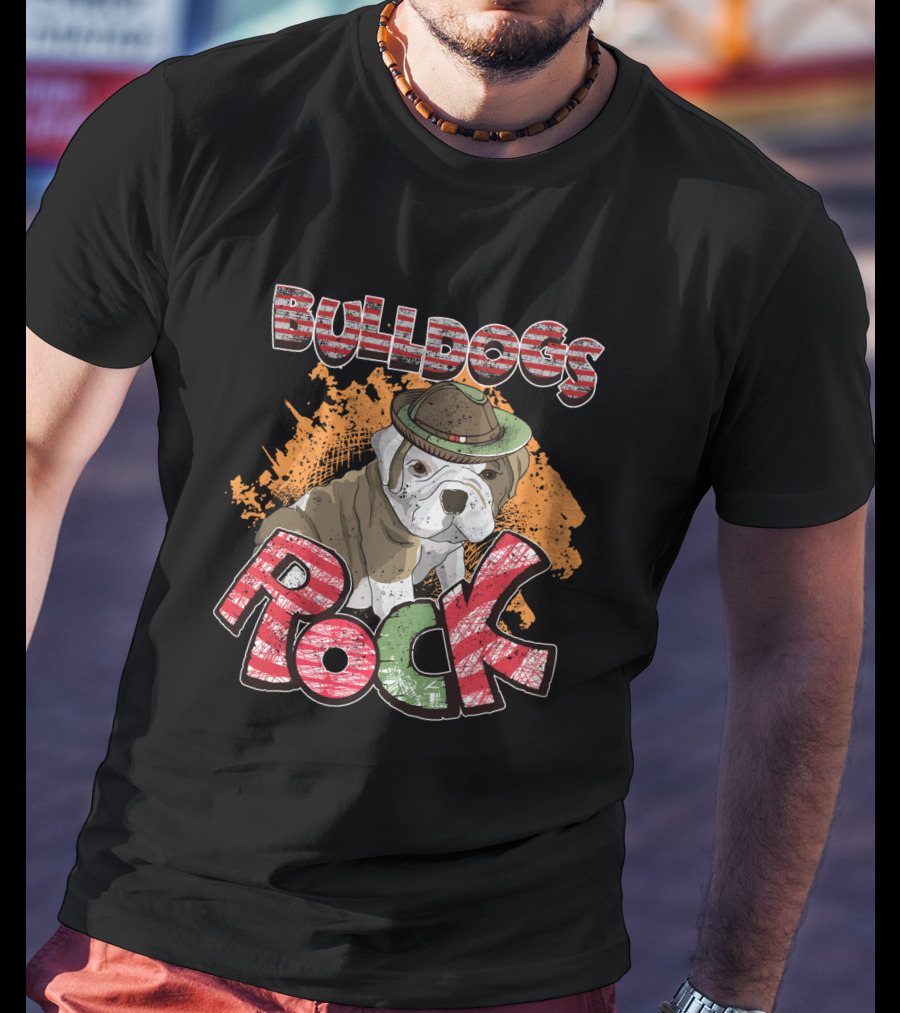 BULLDOGS ROCK USA Italy Hat T-Shirt