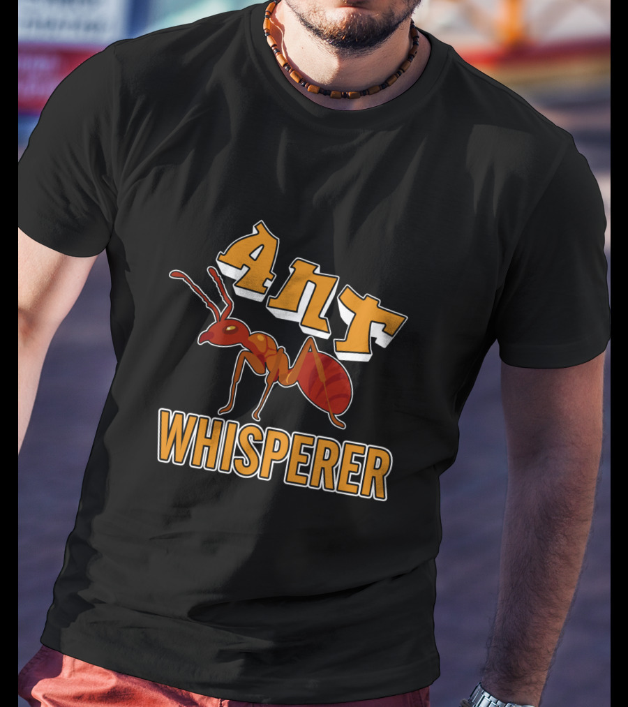 Ant Whisperer Red Ant Cartoon T-Shirt