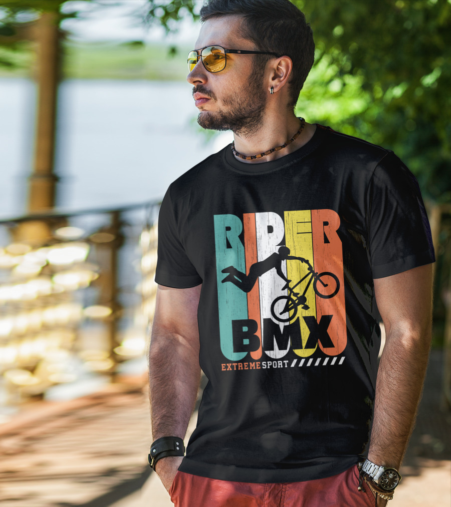 Rider BMX Extreme Sport T-Shirt