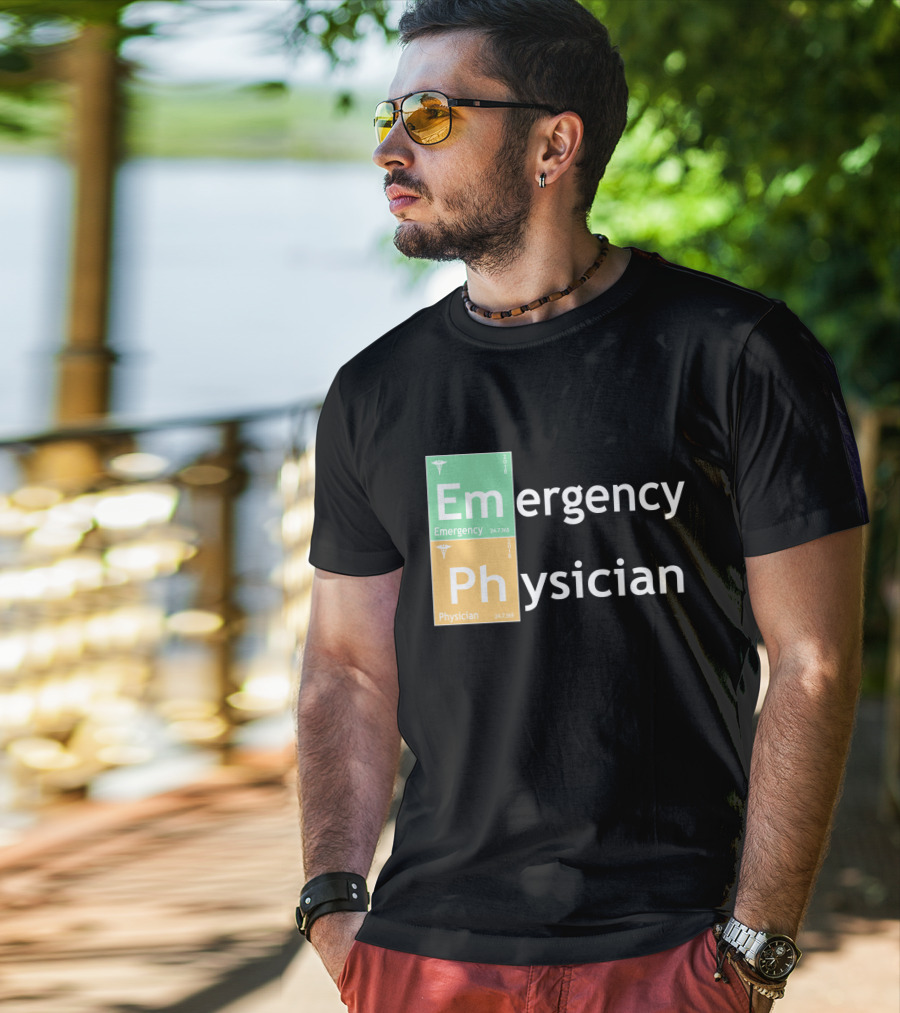 Emergency Medicine Ph Physician Periodic Table T-Shirt
