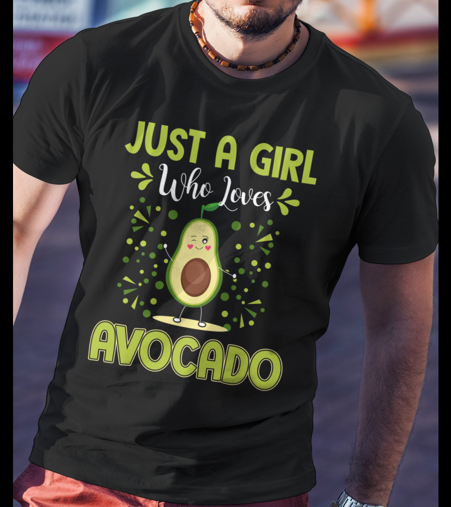 Just A Girl Who Loves Avocado Fun T-Shirt