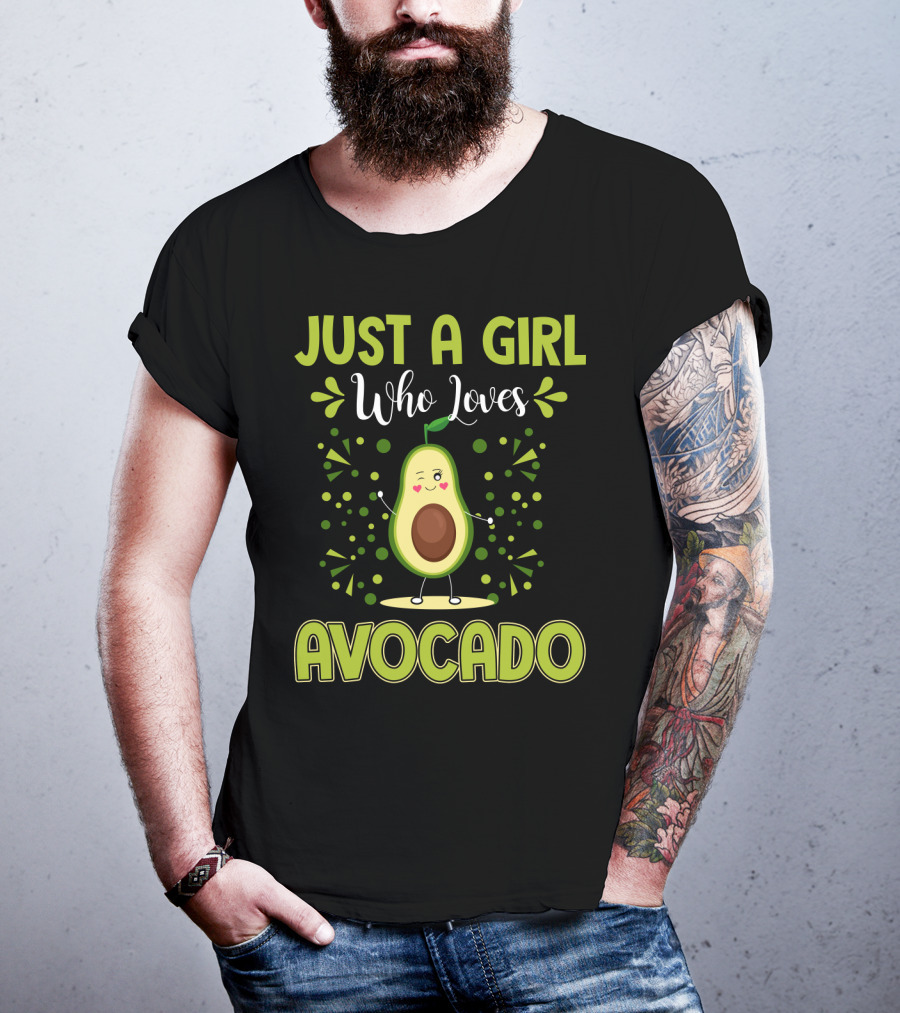 Just A Girl Who Loves Avocado Fun T-Shirt