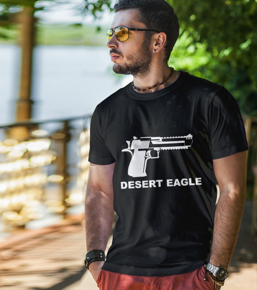 Desert Eagle .50AE .44 Magnum 50 Cal Deagle Gun T-Shirt