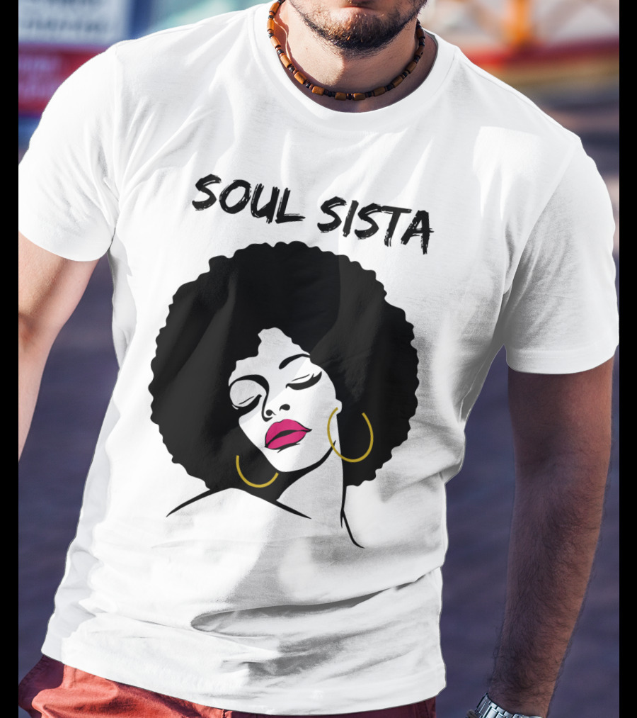 Soul Sista Afro Black Girl Birthday T-Shirt