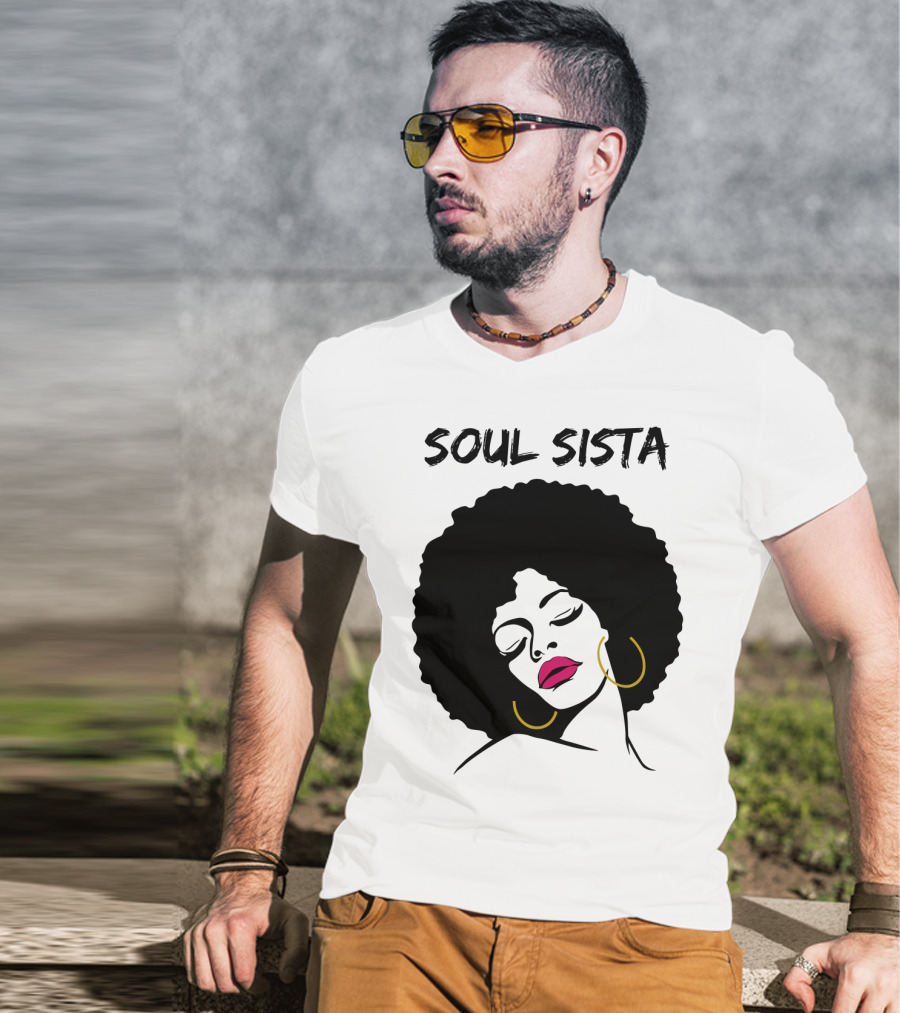 Soul Sista Afro Black Girl Birthday T-Shirt