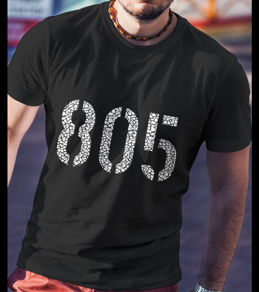 805 Area Code Santa Barbara San Luis Obispo T-Shirt