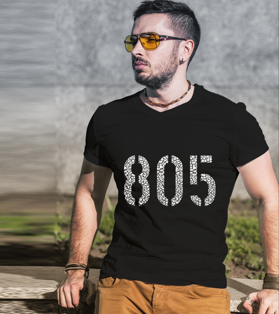 805 Area Code Santa Barbara San Luis Obispo T-Shirt