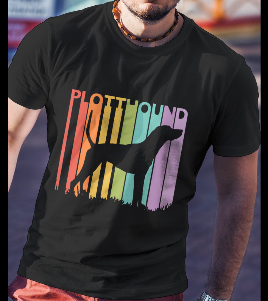 Plott Hound Rainbow T-Shirt