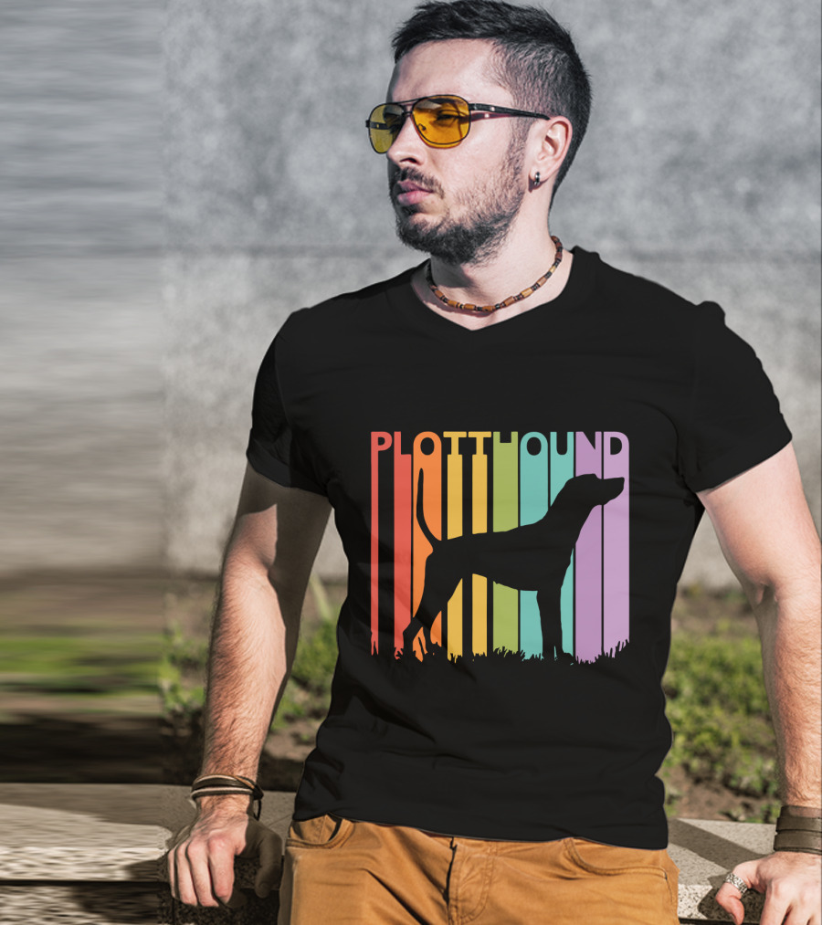Plott Hound Rainbow T-Shirt