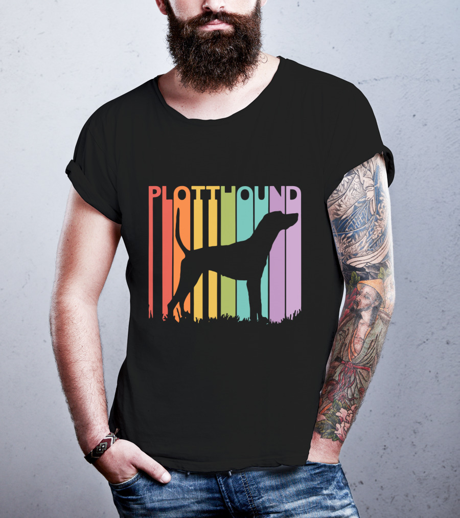 Plott Hound Rainbow T-Shirt