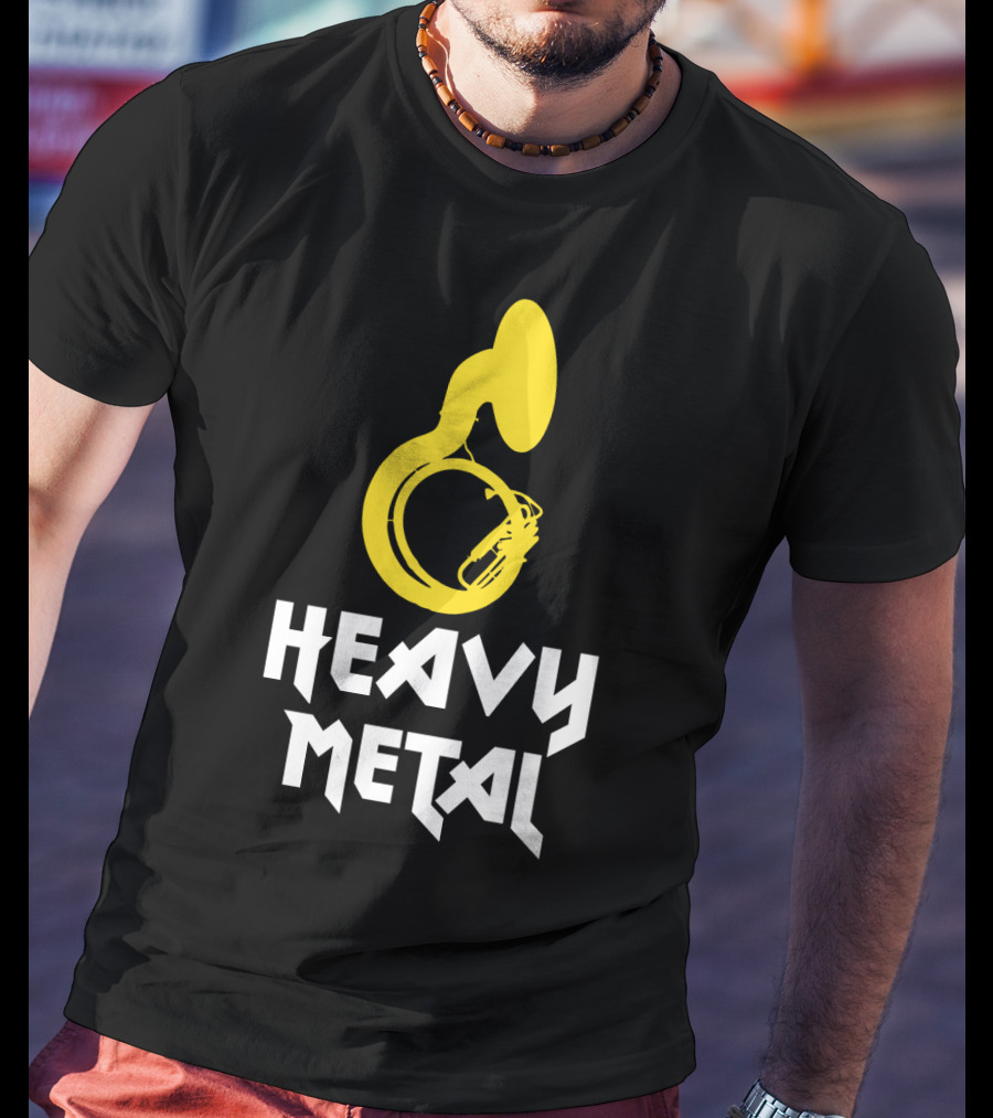 Heavy Metal Sousaphone Fun Marching Band T-Shirt