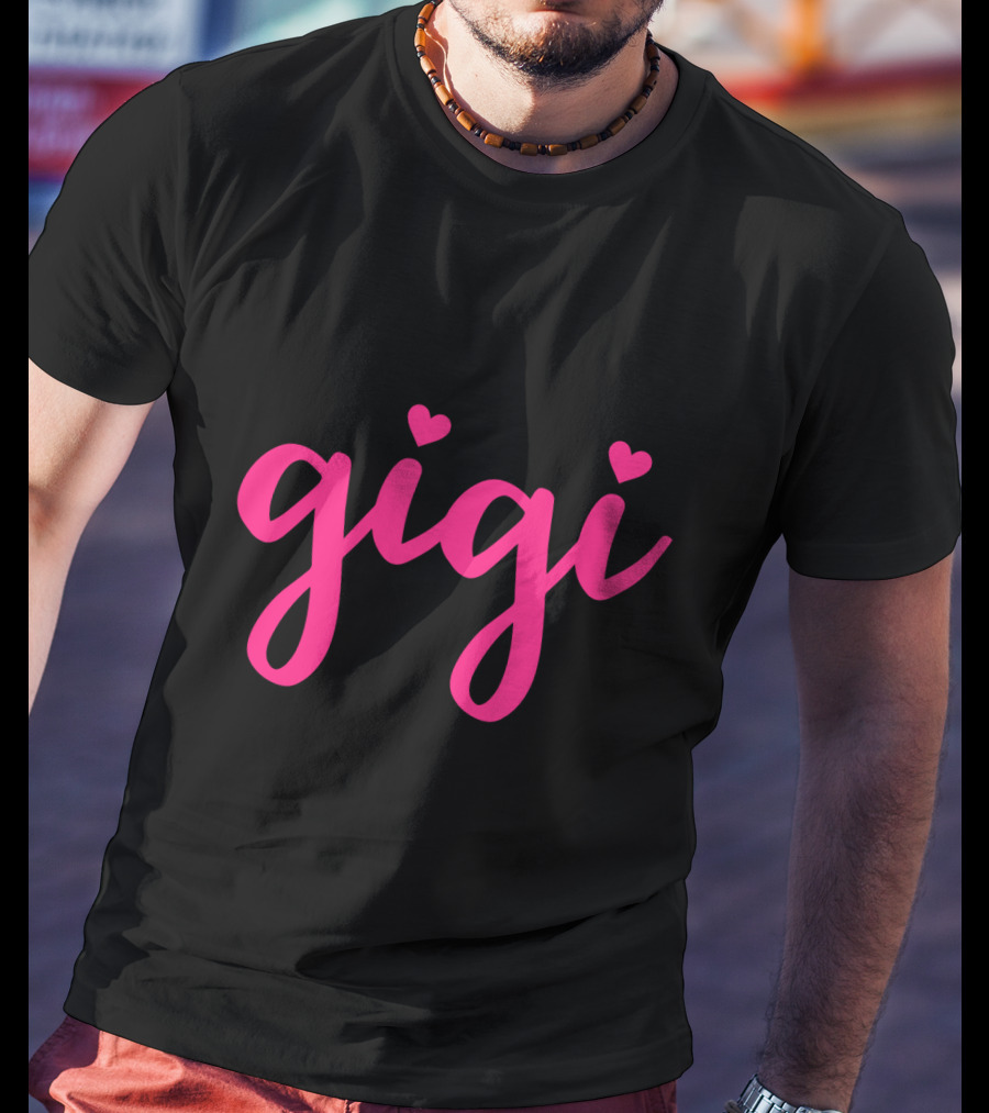 Gigi With Hearts For Grandma T-Shirt