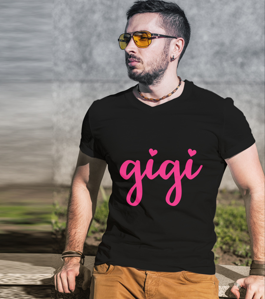 Gigi With Hearts For Grandma T-Shirt