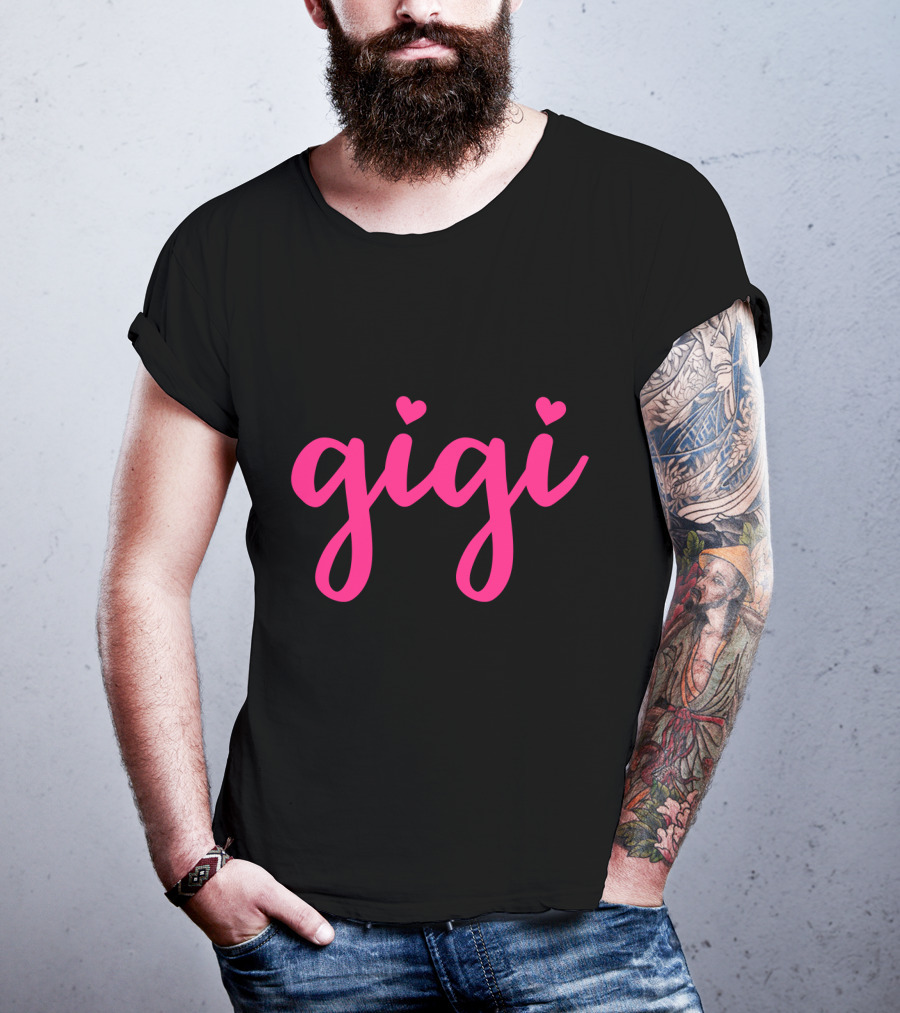 Gigi With Hearts For Grandma T-Shirt