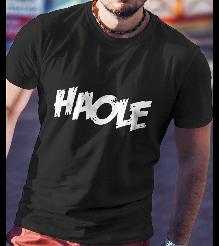 Hawaiian Hapa Haole Bold Stylized Text T-Shirt
