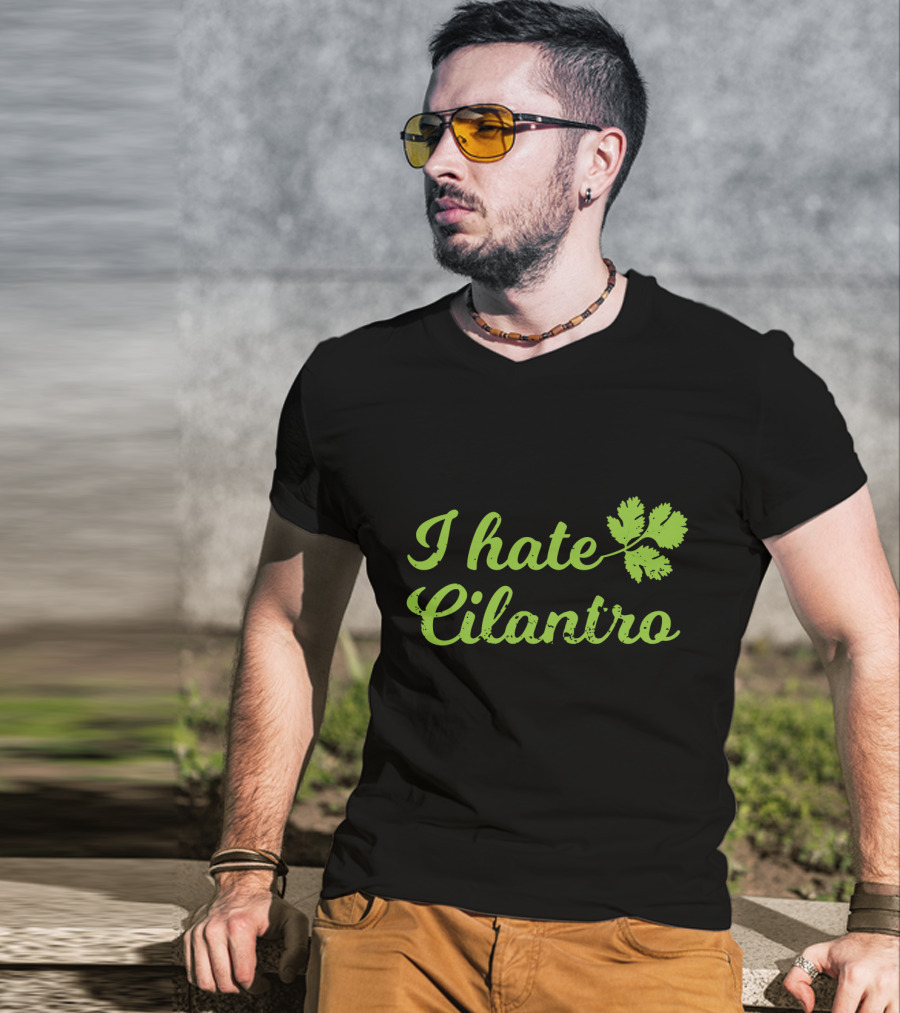 I Hate Cilantro Leaf T-Shirt