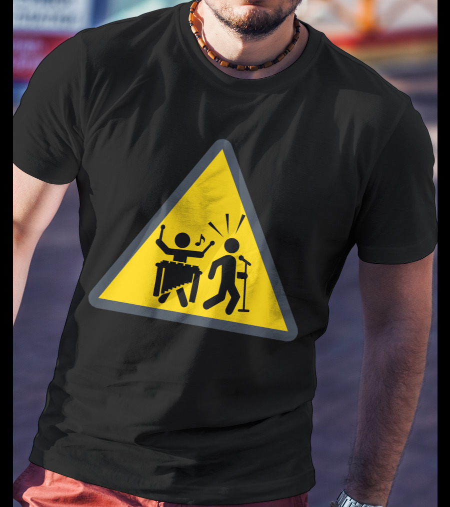 Warning Marimba Music And Singing Comedy T-Shirt