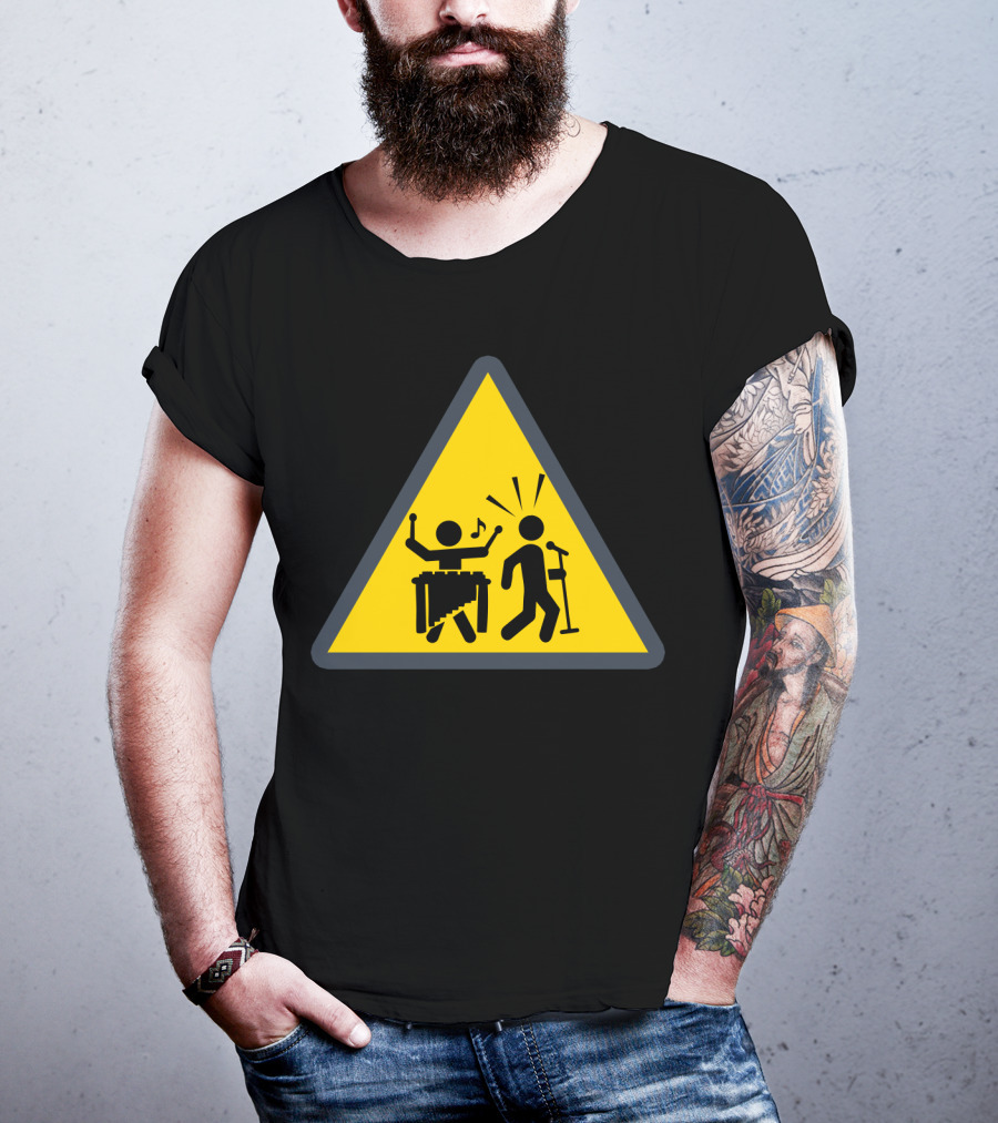 Warning Marimba Music And Singing Comedy T-Shirt