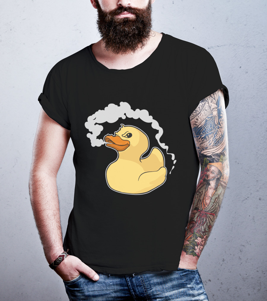 Fire Breathing Rubber Ducky With Smoke T-Shirt