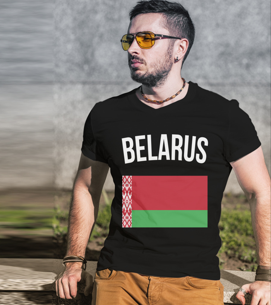 Belarus Flag Travel Vacation Belarusian T-Shirt