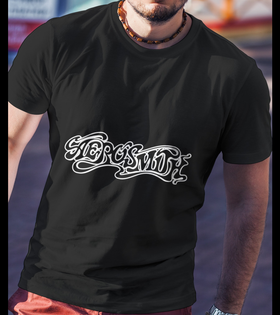 Aerosmith Psychedelic Script T-Shirt