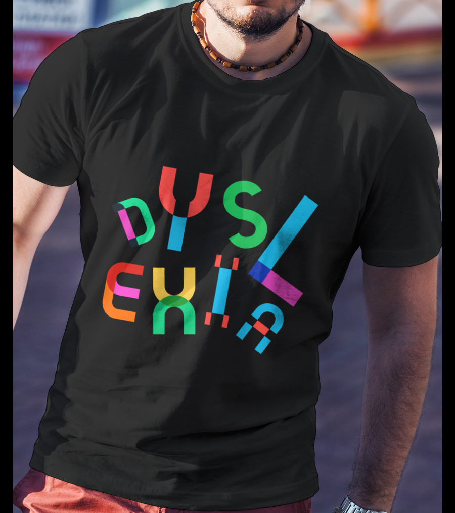 Dyslexia Multicolor Awareness T-Shirt