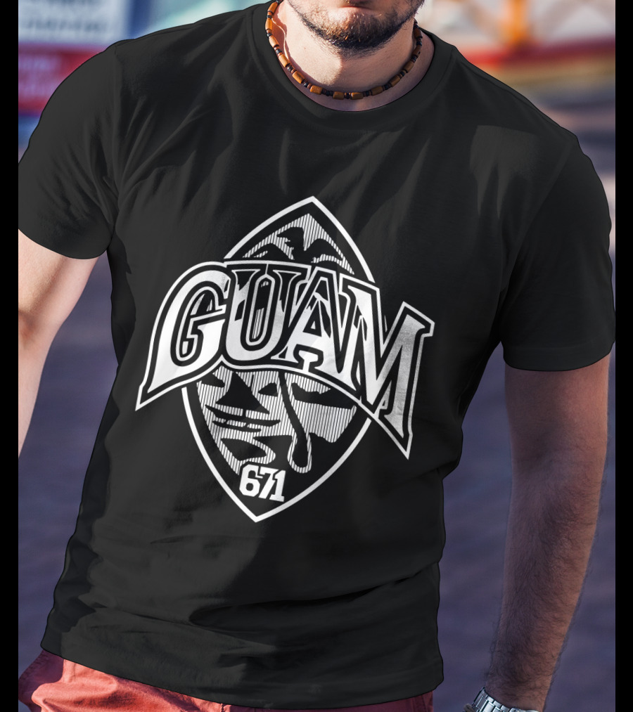 Guam USA 671 Chamorro Pride Seal T-Shirt