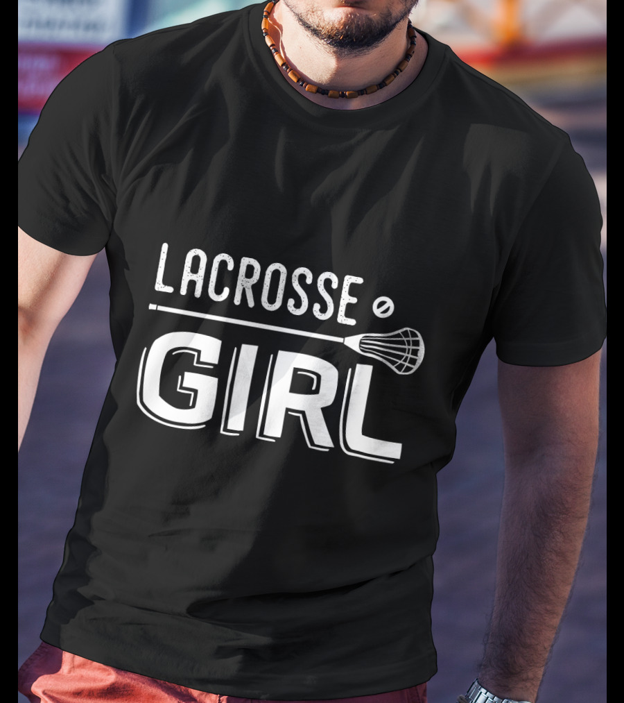 Lacrosse Girl Cute Lacrosse Player Sport T-Shirt