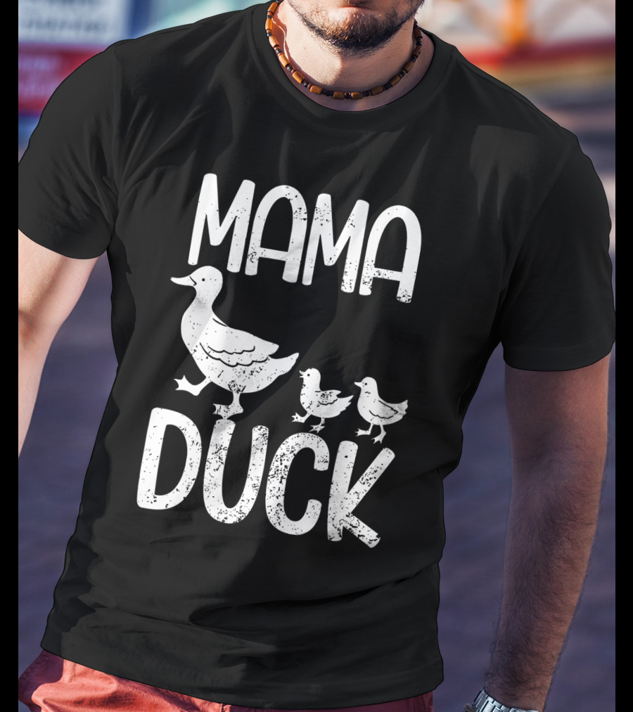 Mama Duck With Kids Mothersday T-Shirt