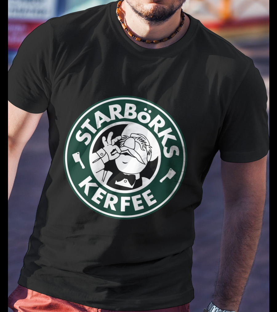 Swedish Chef Starborks Kerfee Starbucks Muppets T-Shirt