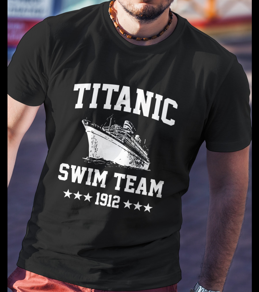Titanic Swim Team 1912 Funny Cruise Ship T-Shirt