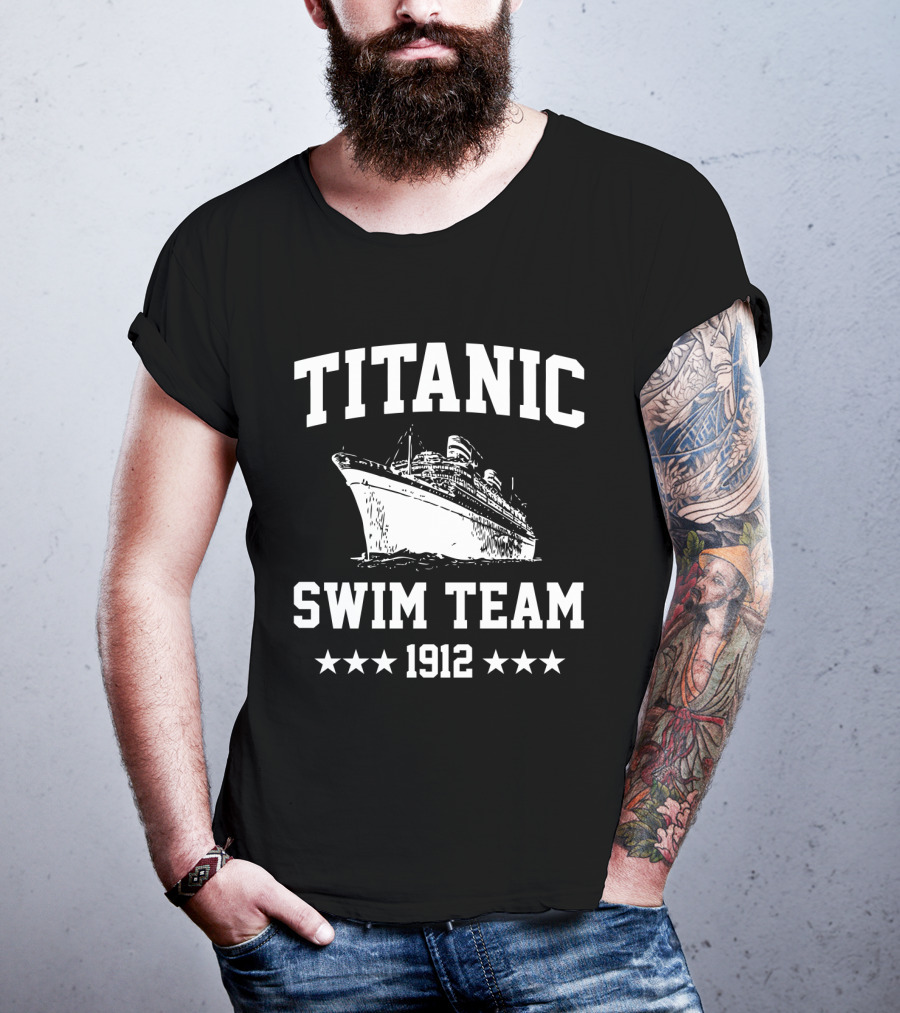Titanic Swim Team 1912 Funny Cruise Ship T-Shirt