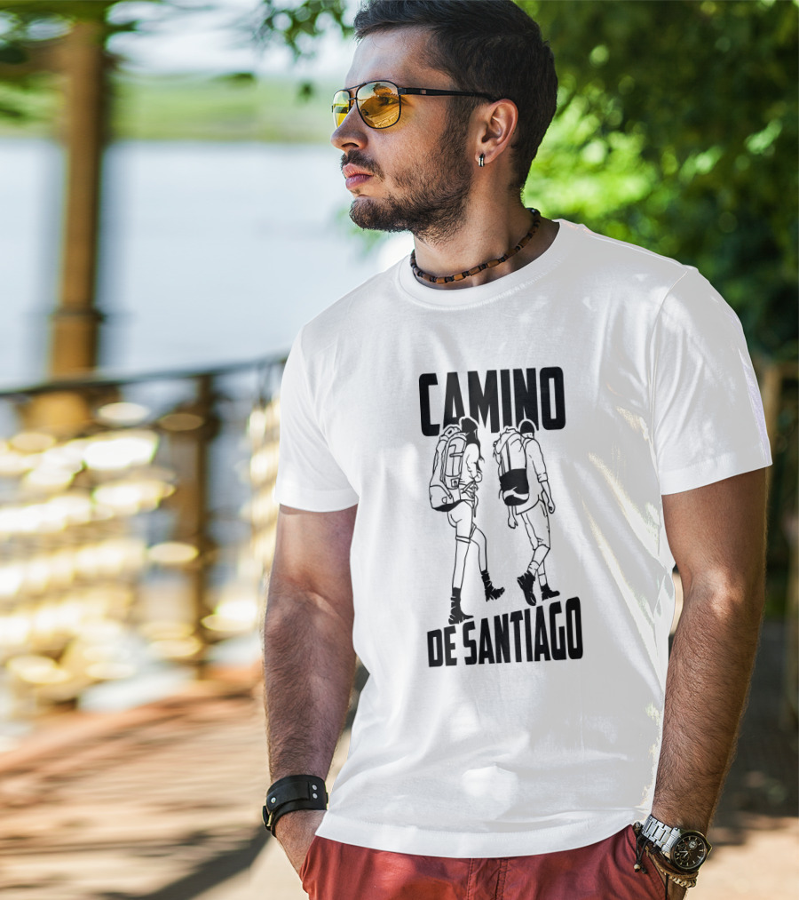 Camino De Santiago Trekking Journey El Camino Crusade T-Shirt