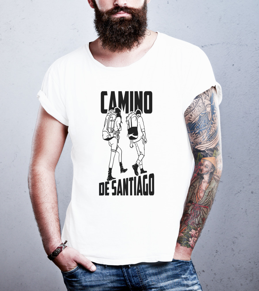 Camino De Santiago Trekking Journey El Camino Crusade T-Shirt