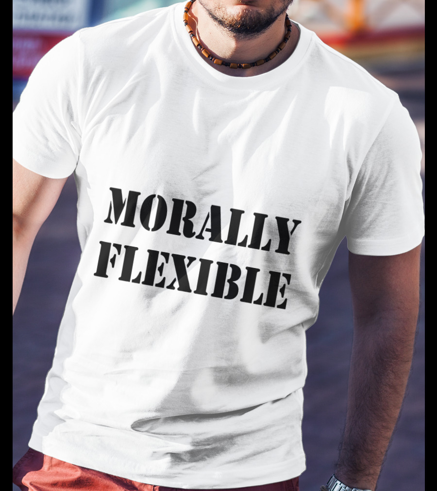 Morally Flexible Stencil T-Shirt