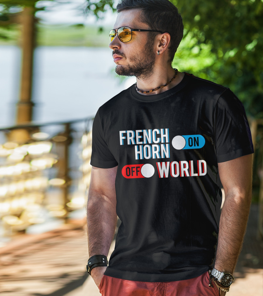 French Horn On Off World T-Shirt