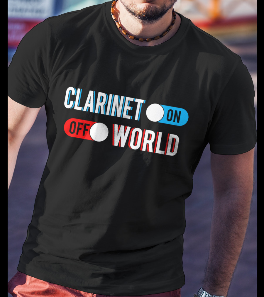 Clarinet On Off World T-Shirt
