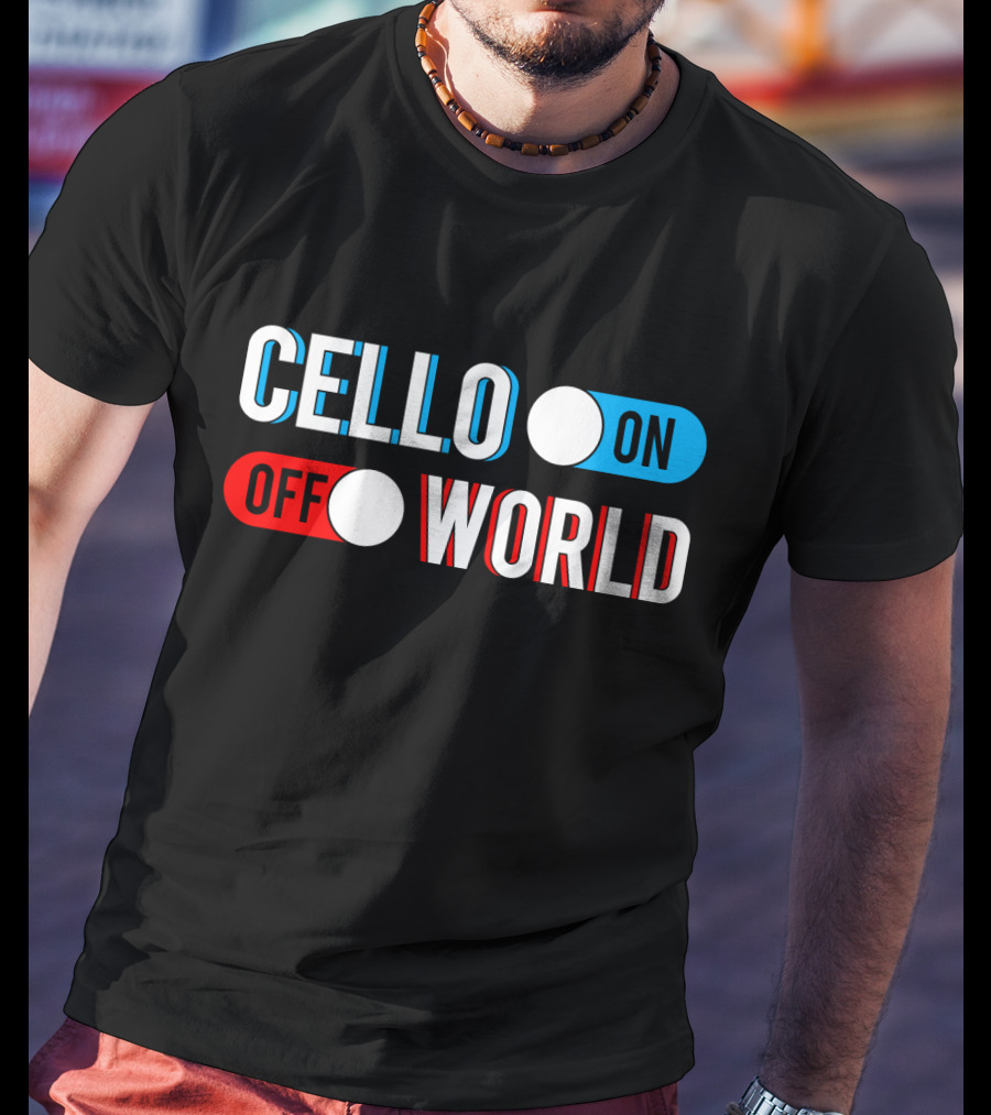 Cello On Off World T-Shirt