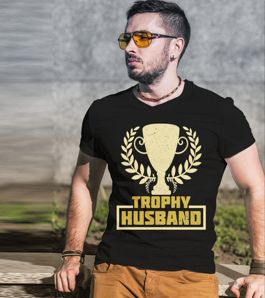 Trophy Husband Laurel Cup Highlight T-Shirt