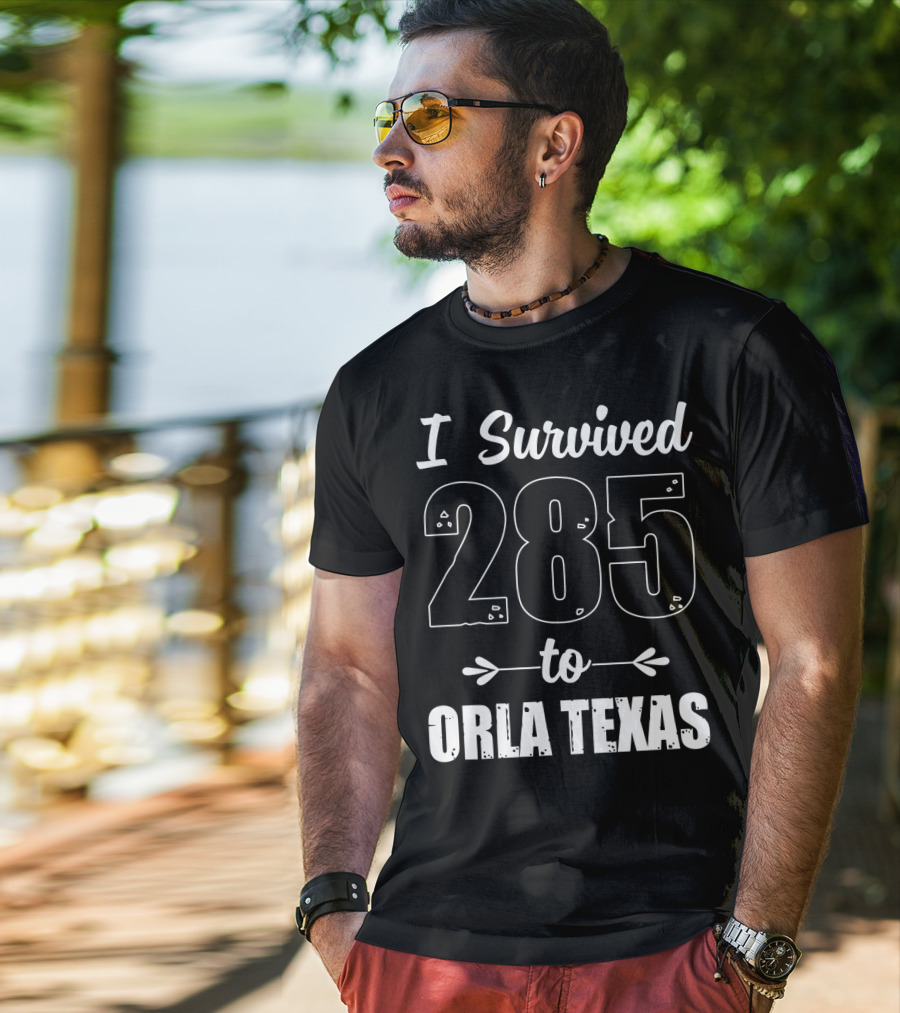 I Survived 285 To Orla Texas Journey T-Shirt