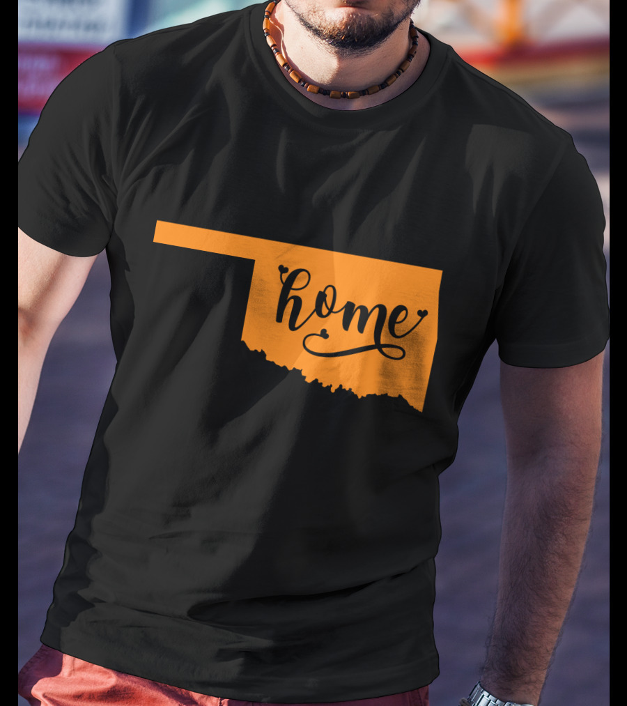 Oklahoma Home Map T-Shirt