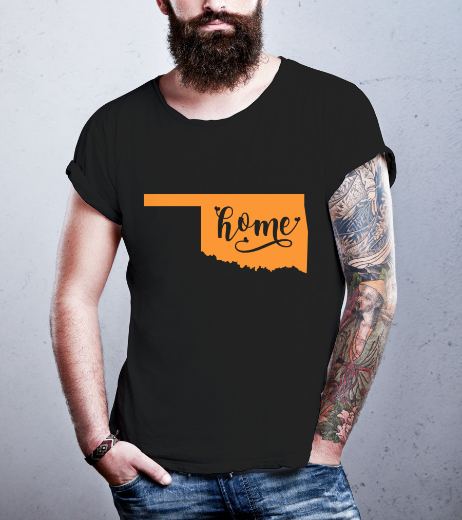 Oklahoma Home Map T-Shirt
